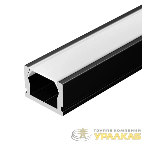 Профиль PIK-1007-2000 ANOD BLACK L2000 алюм. Arlight 