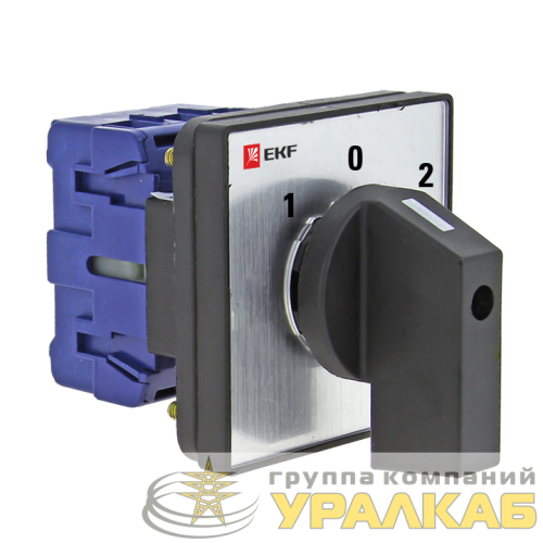 Переключатель кулачковый ПК-1-43 3П 25А "1-0-2" EKF 