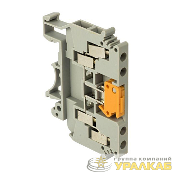 Колодка клеммная JXB-4/35 двойн. измерительная тип K сер. PROxima EKF plc-jxb-2-4/35K-gy