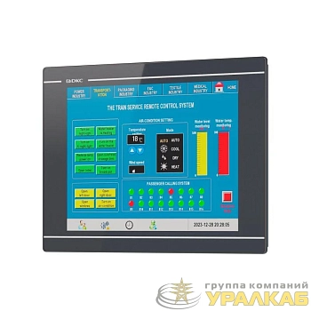 Панель промышленная операторская диагональ 15дюйм 64К цветов дисплей TFT разрешение 1024х768 px порты: 2 COM 1 Micro USB 1 USB 1 Ethernet DKC H1000-T150E