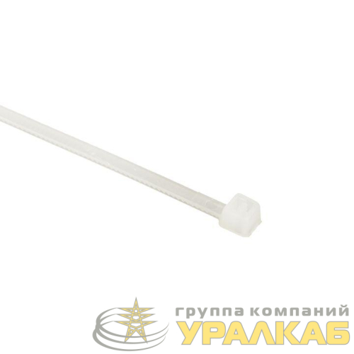 Хомут кабельный 2.5х120 нейл. бел. (уп.100шт) EKF plc-c-2.5x120 детальная картинка