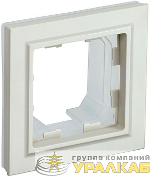 Рамка 1-м IP44 BRITE РУ-1-БрКр-44 беж. IEK BR-M12-44-K10