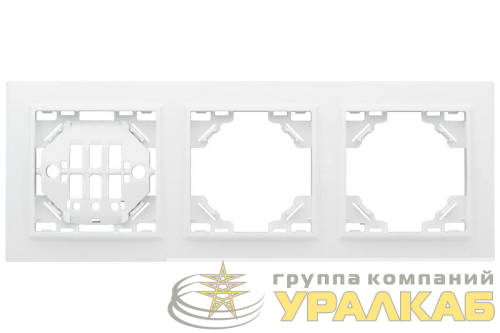 Рамка 3-м Минск горизонтальная бел. Basic EKF ERM-G-303-10