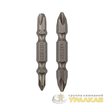 Мини-набор бит двусторонних PH2xPH2 PH1xPH3-50мм (блист. 2шт) Kranz KR-92-0452