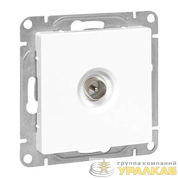 Розетка телевизионная TV 1-м СП Эпика механизм бел. EKF 