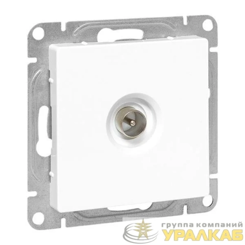 Розетка телевизионная TV 1-м СП Эпика механизм бел. EKF UP1-SOW-TV-1 детальная картинка