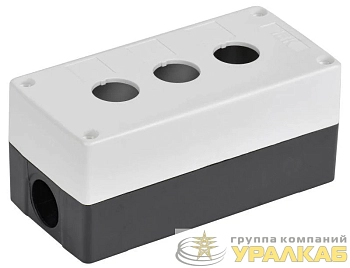 Корпус КП103-Р 3-м для кнопок бел. IEK 