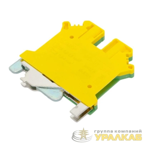 Колодка клеммная винтовая 2.5 UT земля EKF scr-ut-2.5-pe