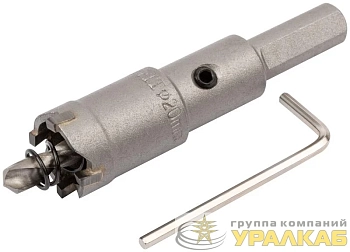 Коронка кольцевая с карбидными вставками Профи (для отверстий в нержав. стали) 20мм FIT 