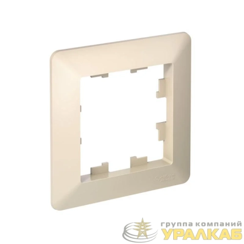 Рамка 1-м AtlasDesign Air беж./дым. бел. SE 