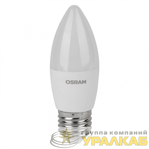 Лампа светодиодная LED Value LVCLB60 7SW/865 свеча матовая E27 230В 2х5 RU (уп.5шт) OSRAM 4058075578074