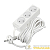 Удлинитель 3х5м без заземл. 10А IP20 2.2кВт ПВС 2х0.75 бел. DOMTOK 