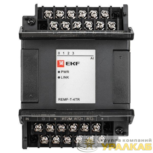 Модуль ввода термосопротивлений REMF 4 PRO-Logic (без поверки) EKF REMF-T-4TR детальная картинка
