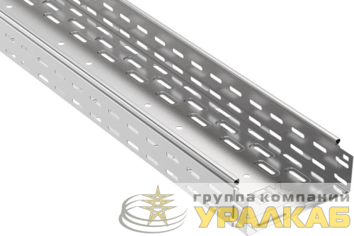 Лоток листовой перфорированный 200х80 L2000 сталь 0.8мм оцинк. IEK CLP10-080-200-2 детальная картинка