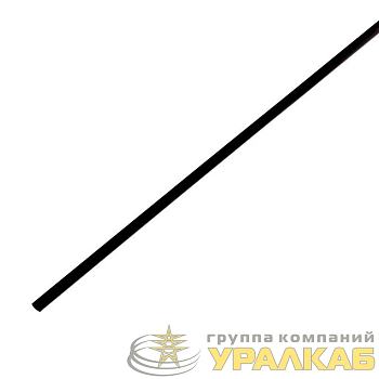 Трубка термоусадочная 2.0/1.0 1м черн. Rexant 20-2006