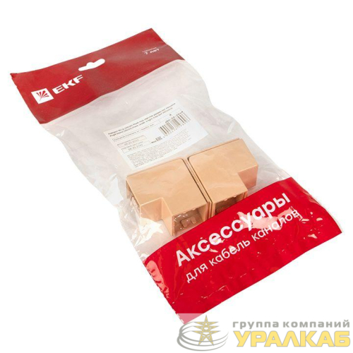 Поворот на 90град. 25х25 под свет. дерево Plast PROxima (уп.4шт) EKF abl-25-25x4 детальная картинка