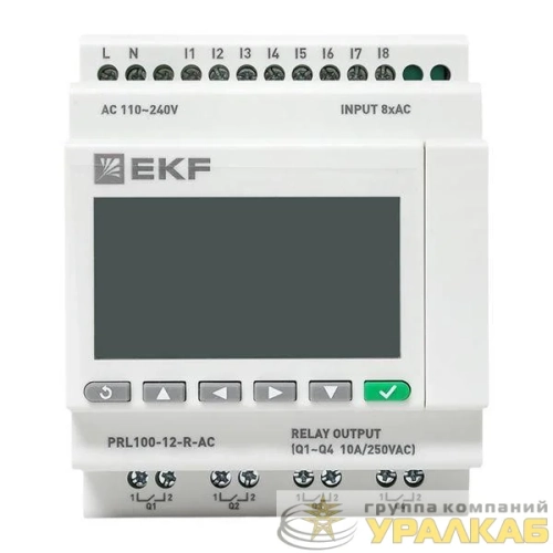 Реле программируемое PRO-Relay PRL100-12-R-AC EKF PRL100-12-R-AC детальная картинка