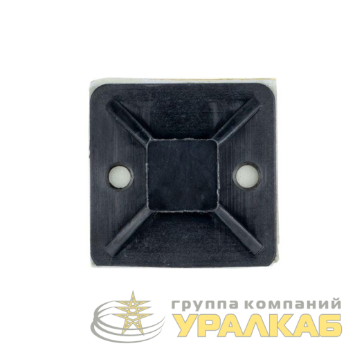 Площадка самоклеящаяся 20х20мм черн. (уп.100шт) EKF 