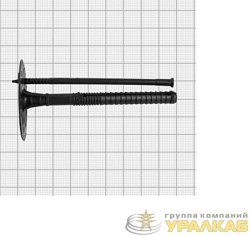 Дюбель для теплоизоляции с пласт. гвоздем 10х140 EcoPlast 154326