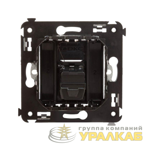 Розетка HDMI 1-м СП Avanti "Черный матовый" тип А-А DKC 4412253 детальная картинка