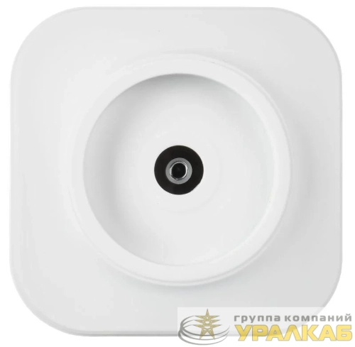 Розетка телевизионная TV 1-м ОП GLORY РТВ20-ХБм бел. матов. IEK 