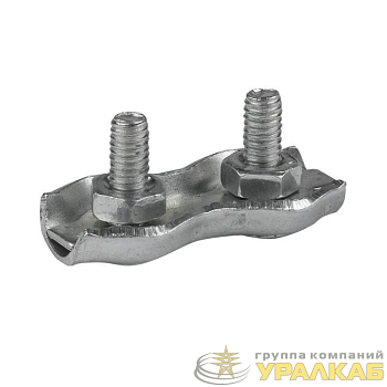 Зажим для троса двойн. Duplex (2мм) EKF zdtd-2