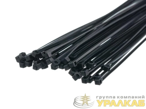 Стяжка кабельная 300х4.8 черн. (уп.100шт) SE 