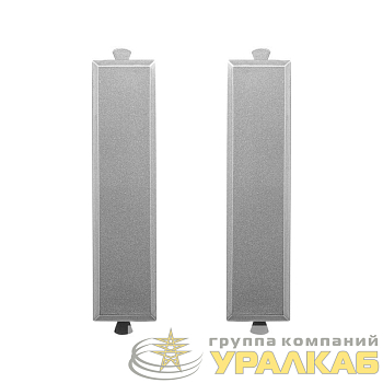 Комплект модульных заглушек "Avanti" "Закаленная сталь" 0.5 модуля (уп.2шт) DKC 4404995