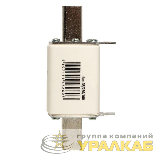 Вставка плавкая ППН-35 250/100А габарит NT1 PROxima EKF fus-35/250/100 детальная картинка