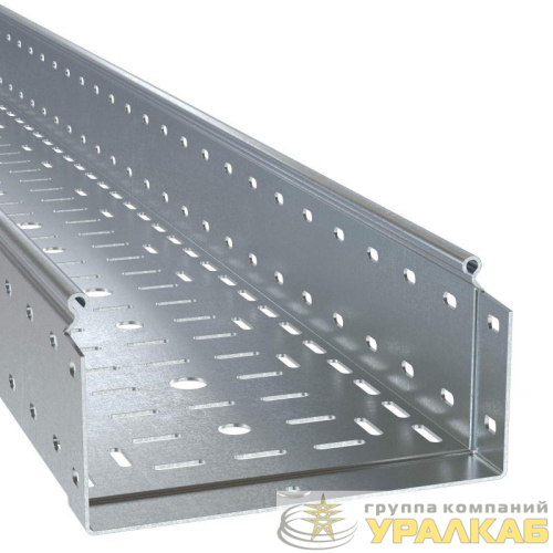 Лоток листовой  перфорированный 100х100 L4000  1.0мм цинк-ламель DKC SPV40110ZL детальная картинка