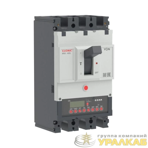 Выключатель автоматический 3P 400А 70кА pro MNX400L при AC415V расцепитель ETA YON 