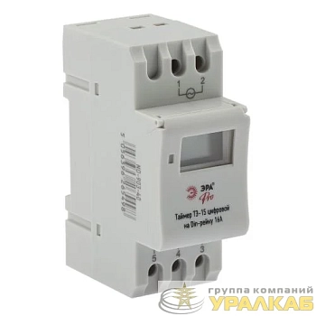 Таймер PRO NO-903-40 ТЭ-15 цифровой на Din-рейку 16А Эра 