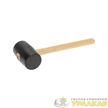 Киянка 680г деревянная рукоятка резинов. черн. Kranz KR-12-8144
