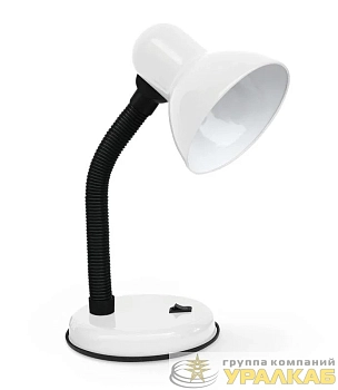 Светильник настольный СНО 22Б 60Вт E27 230В под лампу на основании с подвесом бел. IN HOME 