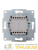 Выключатель 1-кл. 1п СП Karina 10А IP20 с подсветкой механизм бел. LEZARD 707-0288-111