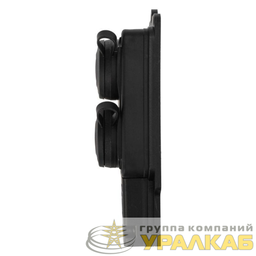 Колодка удлинителя 2-м 16А IP44 230В 2P+PE влагозащ. каучук PROCONNECT 111-112-4 детальная картинка