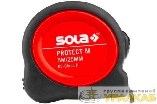 Рулетка магнитная Protect M PE 525 L=5м 25мм II класс SOLA 50570601 детальная картинка