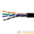 Кабель витая пара U/UTP кат.5E 4х2х24AWG solid Cu PE Outdoor Standart черн. (м) SUPRLAN 
