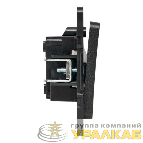 Выключатель 1-кл. Стокгольм 10А винтов. клеммы механизм черн. PROxima EKF EZV10-021-20 детальная картинка