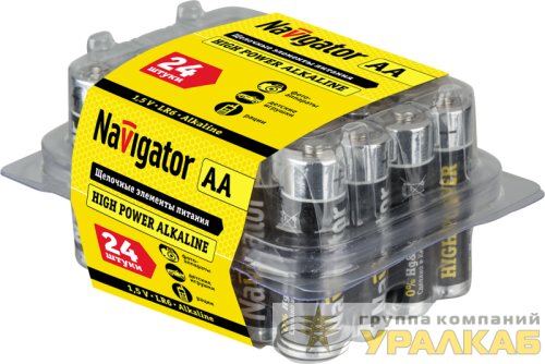 Элемент питания алкалиновый AA/LR6 94 786 NBT-NE-LR6-BOX24 (уп.24шт) Navigator 94786 детальная картинка