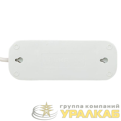 Удлинитель 3х3м без заземл. 10А IP20 Эксперт 2.2кВт ПВС 2х0.75 PROxima EKF UBA10-275-3-03 детальная картинка