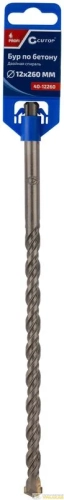 Бур по бетону Profi двойн. резьба SDS-Plus 12х260мм Cutop 