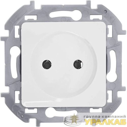 Розетка 1-м СП Inspiria 16А IP20 250В 2P механизм бел. IEK 673710 детальная картинка