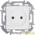 Розетка 1-м СП Inspiria 16А IP20 250В 2P механизм бел. IEK 673710 детальная картинка