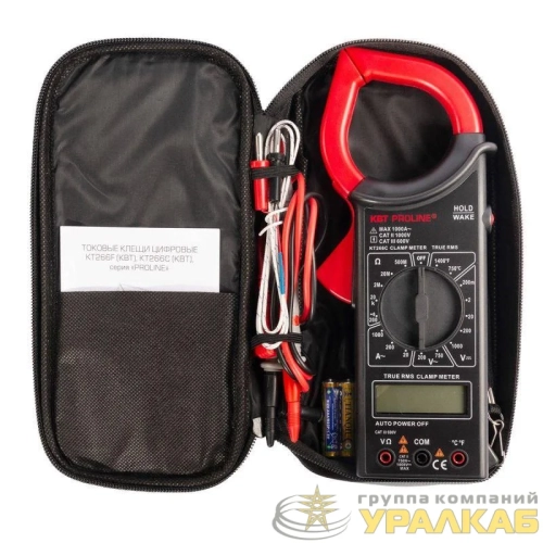 Клещи токовые цифровые KT 266C "PROLINE" КВТ 79132 детальная картинка