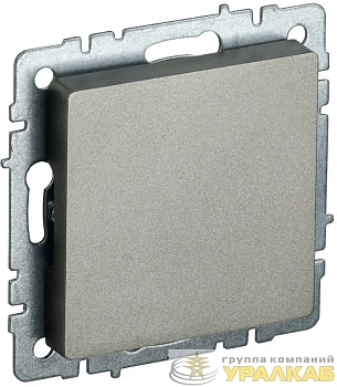Заглушка c суппортом BRITE МЗ10-БрШ механизм шампань IEK BR-PL10-K37