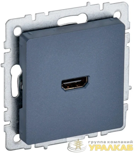 Розетка СП BRITE HDMI РHDMI-0-БрМ механизм маренго IEK BR-H10-K35 детальная картинка