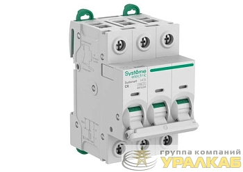 Выключатель автоматический модульный 3п C 6А 10кА АВ Systeme9 400В SE 