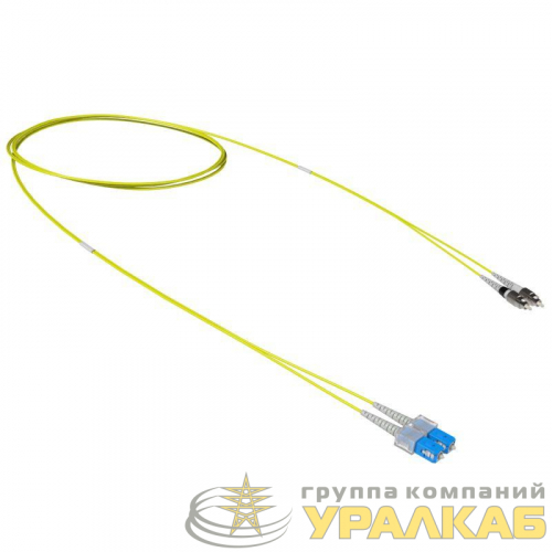 Шнур оптический коммутационный переходной Duplex SC-UPC/FC-UPC 9/125 OS2 10м DKC RNPC9DCUFU10