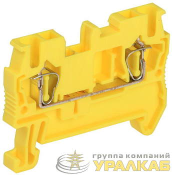 Клемма пружинная КПИ 2в-2.5 31А желт. IEK YZN11-002-K05